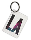 LA Outer Space Desgin Aluminum Keyring Tag-Keyring-TooLoud-White-Davson Sales