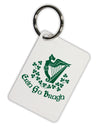 Erin Go Bragh Ireland Forever Aluminum Keyring Tag-Keyring-TooLoud-White-Davson Sales