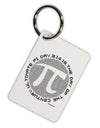 Ultimate Pi Day - Retro Computer Style Pi Circle Aluminum Keyring Tag by TooLoud-Keyring-TooLoud-White-Davson Sales