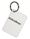 Hashtag JeSuisBacon Aluminum Keyring Tag-Keyring-TooLoud-White-Davson Sales