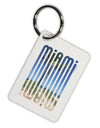 Miami Beach View Mirage Aluminum Keyring Tag-Keyring-TooLoud-White-Davson Sales