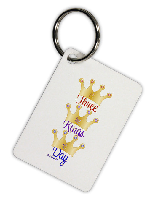 Three Kings Day - C M B Crowns Aluminum Keyring Tag by TooLoud-Keyring-TooLoud-White-Davson Sales