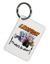 Lionfish - It's What's For Dinner Aluminum Keyring Tag-Keyring-TooLoud-White-Davson Sales