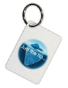 Iceberg Just the Tip Aluminum Keyring Tag-Keyring-TooLoud-White-Davson Sales