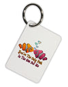 Kissy Clownfish Only Fish In The Sea Aluminum Keyring Tag-Keyring-TooLoud-White-Davson Sales