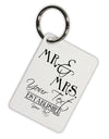 Personalized Mr and Mrs -Name- Established -Date- Design Aluminum Keyring Tag-Keyring-TooLoud-White-Davson Sales