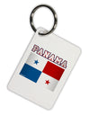 Panama Flag Aluminum Keyring Tag-Keyring-TooLoud-White-Davson Sales