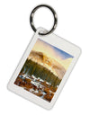 Nature Photography - Mountain Glow Aluminum Keyring Tag by TooLoud-TooLoud-White-Davson Sales