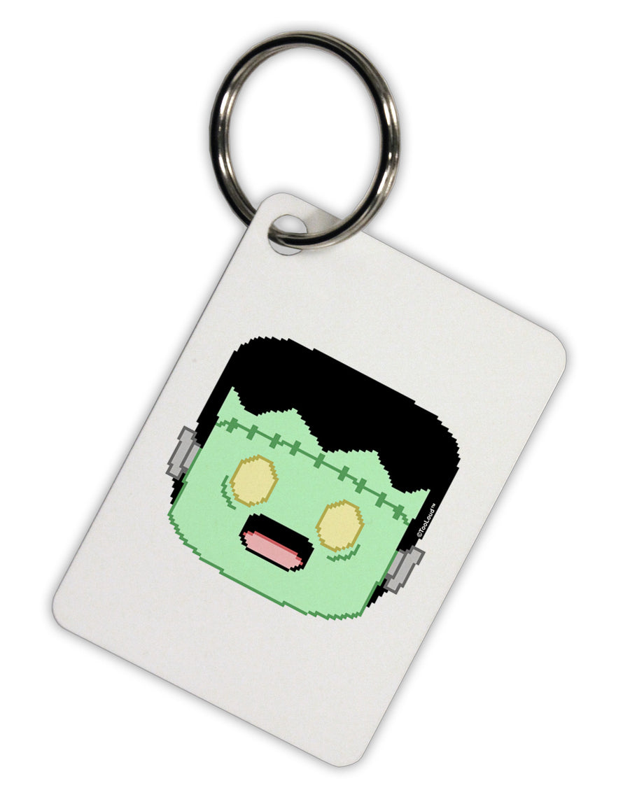 Cute Pixel Monster Aluminum Keyring Tag-Keyring-TooLoud-White-Davson Sales