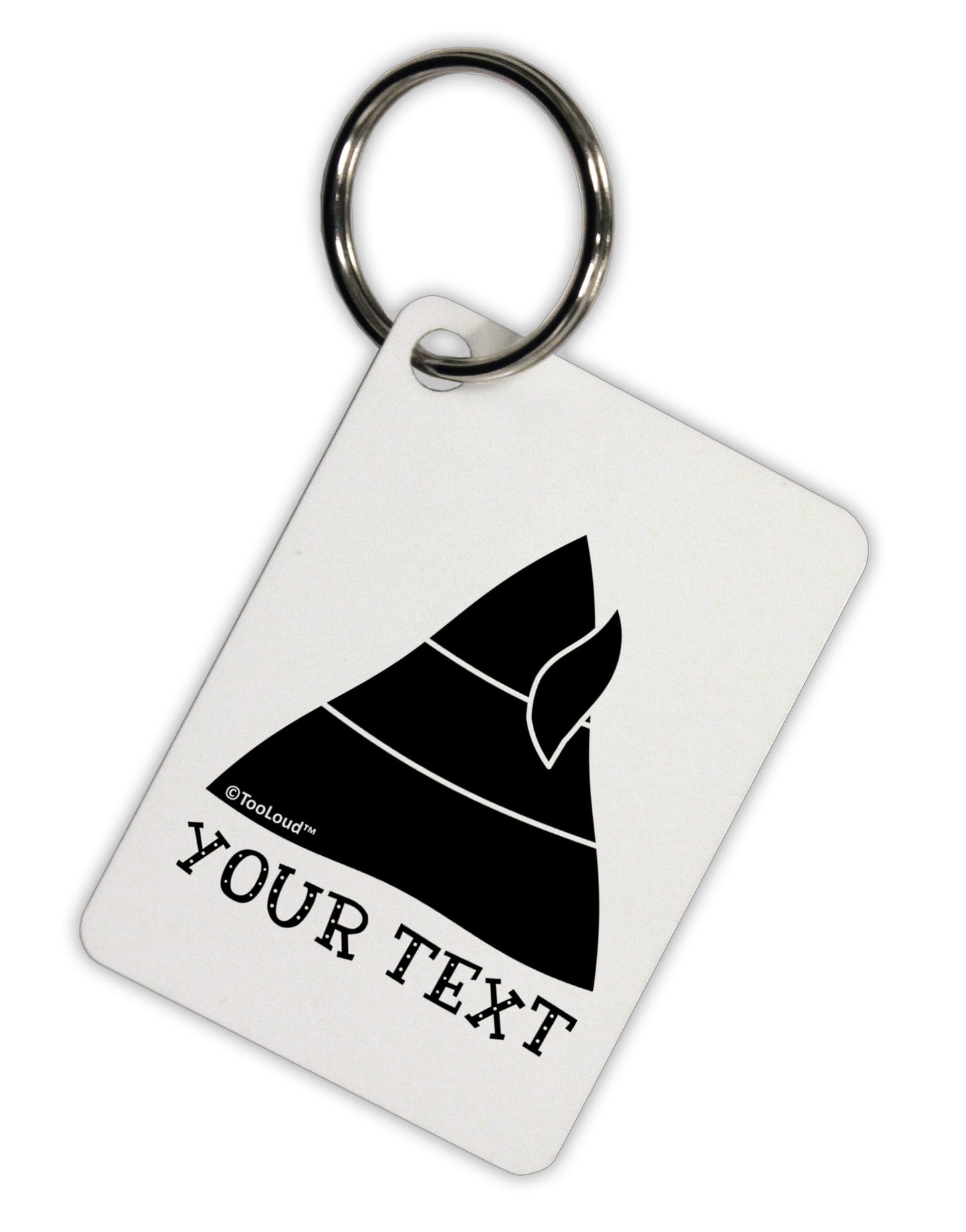Personalized Matching Elf Family Design - Your Text Aluminum Keyring Tag-Keyring-TooLoud-White-Davson Sales