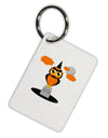 Owl Orange Aluminum Keyring Tag-Keyring-TooLoud-White-Davson Sales