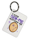 I Hope Sen-Pie Notices Me Aluminum Keyring Tag-Keyring-TooLoud-White-Davson Sales