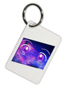 Cute Cosmic Eyes Aluminum Keyring Tag-Keyring-TooLoud-White-Davson Sales