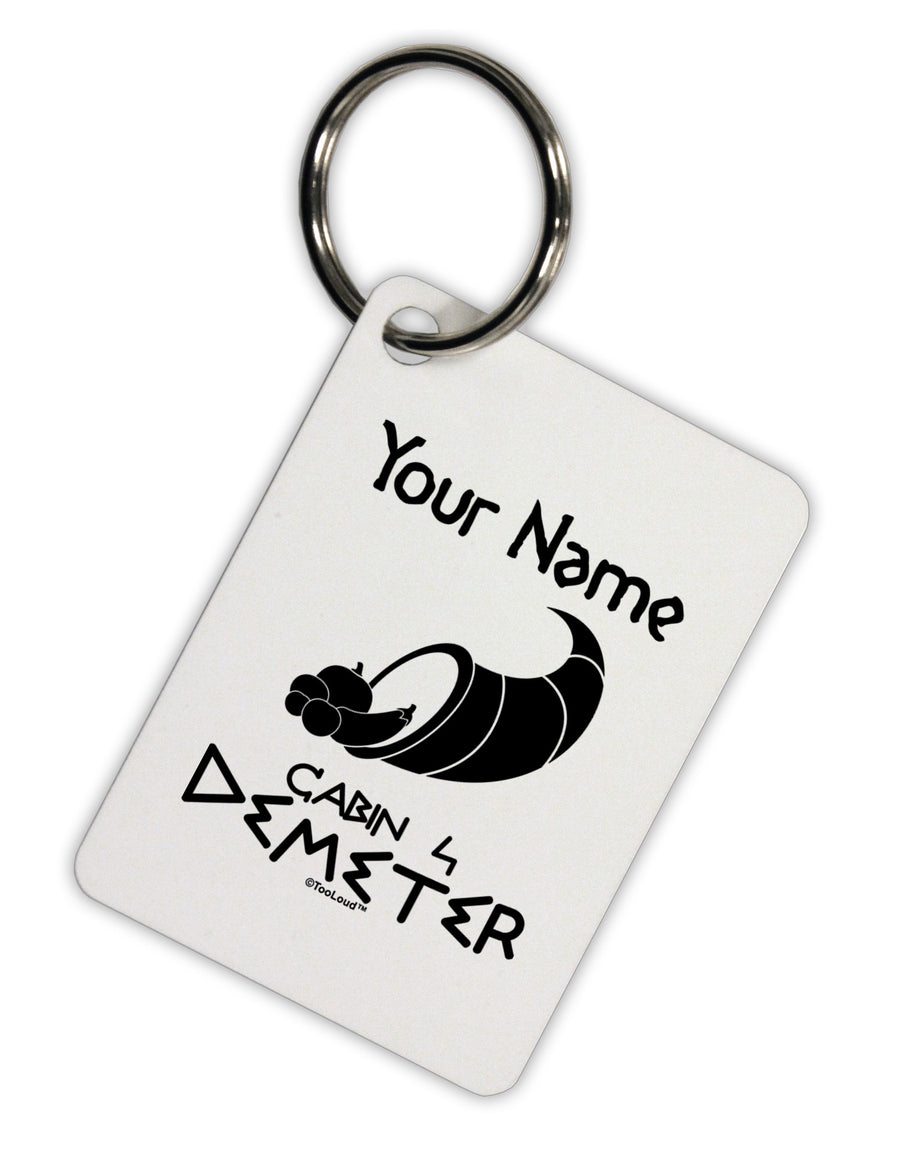 Personalized Cabin 4 Demeter Aluminum Keyring Tag-Keyring-TooLoud-White-Davson Sales