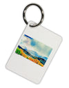 Colorado Mountain Scene Aluminum Keyring Tag-Keyring-TooLoud-White-Davson Sales