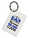 If Dad Can't Fix It Aluminum Keyring Tag-Keyring-TooLoud-White-Davson Sales