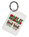 Make It Reindeer Aluminum Keyring Tag-Keyring-TooLoud-White-Davson Sales