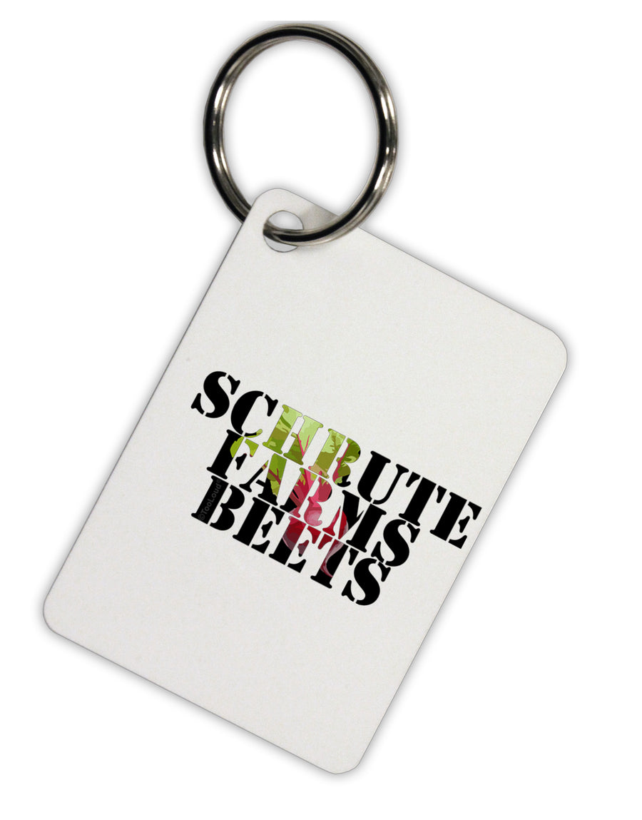 Schrute Farms Beets Aluminum Keyring Tag by TooLoud-TooLoud-Davson Sales