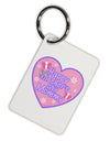 Happy First Mother's Day Mommy - Pink Aluminum Keyring Tag by TooLoud-Keyring-TooLoud-White-Davson Sales