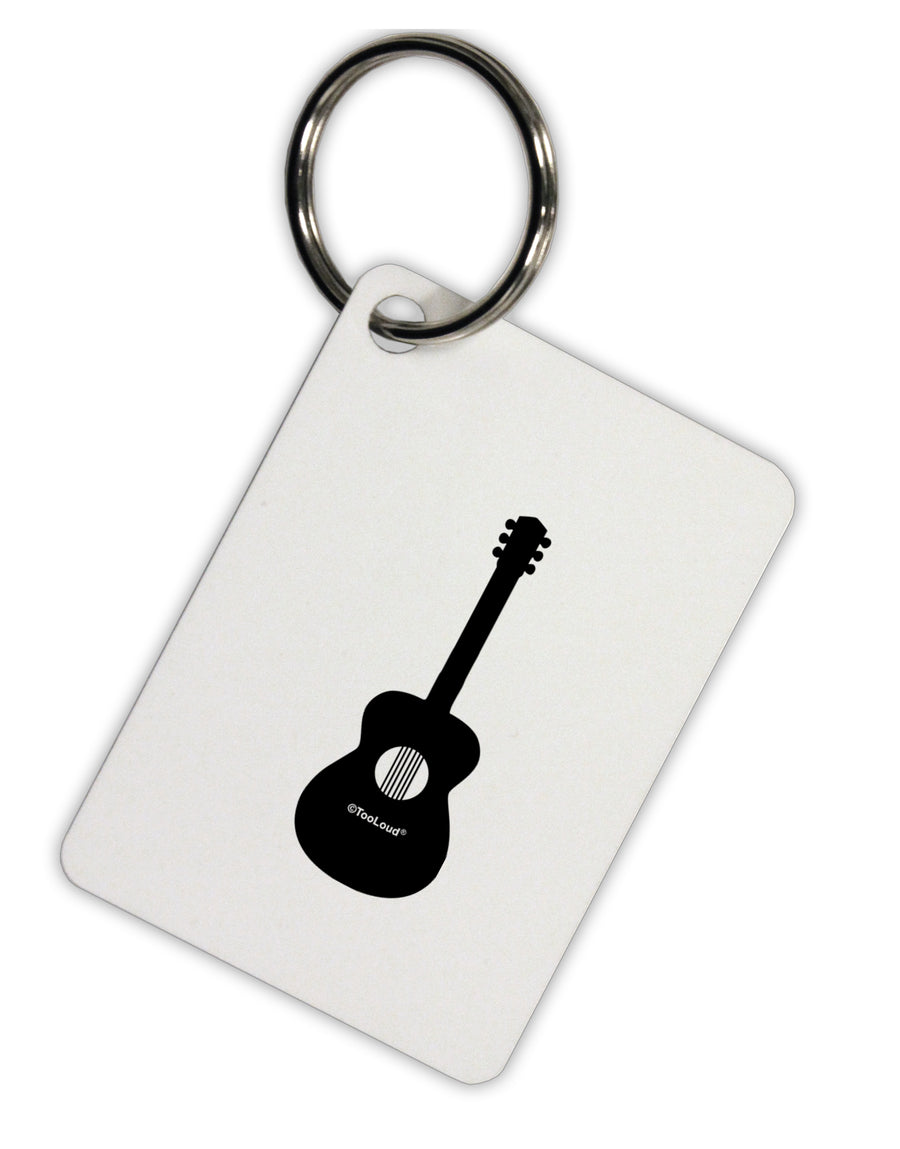 Acoustic Guitar Cool Musician Aluminum Keyring Tag by TooLoud-Keyring-TooLoud-Davson Sales