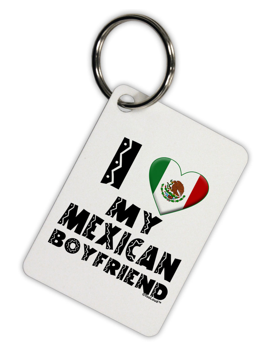 I Heart My Mexican Boyfriend Aluminum Keyring Tag by TooLoud-Keyring-TooLoud-White-Davson Sales