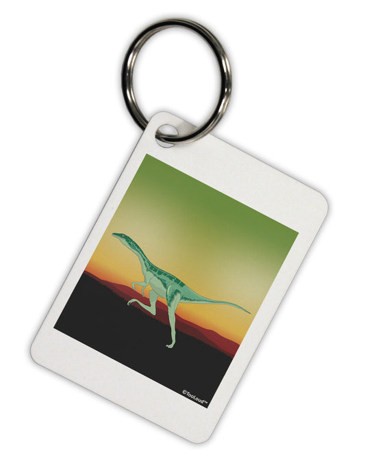 Ornithomimus Velox - Without Name Aluminum Keyring Tag by TooLoud-Keyring-TooLoud-White-Davson Sales