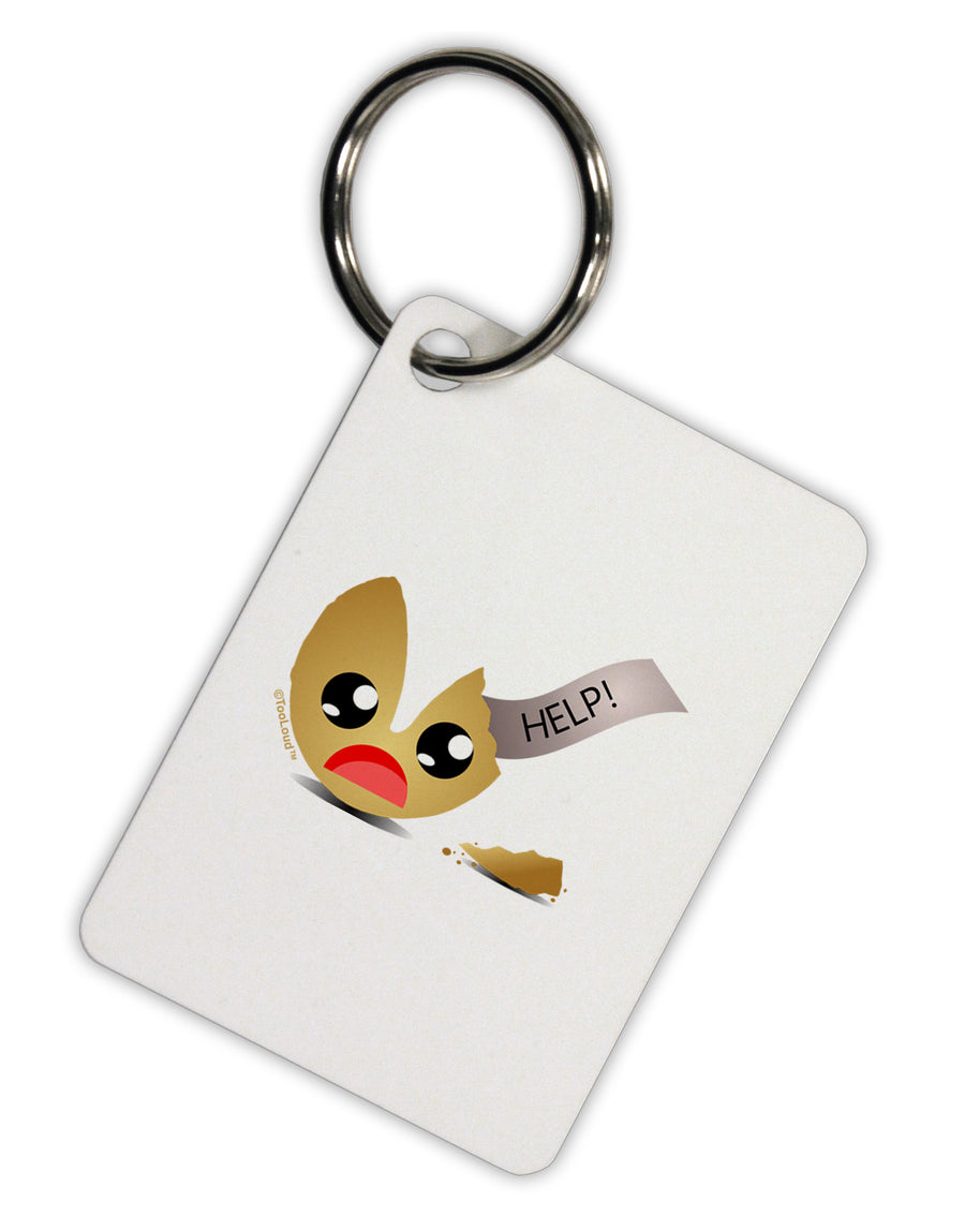 Dismembered Fortune Cookie Aluminum Keyring Tag-Keyring-TooLoud-White-Davson Sales