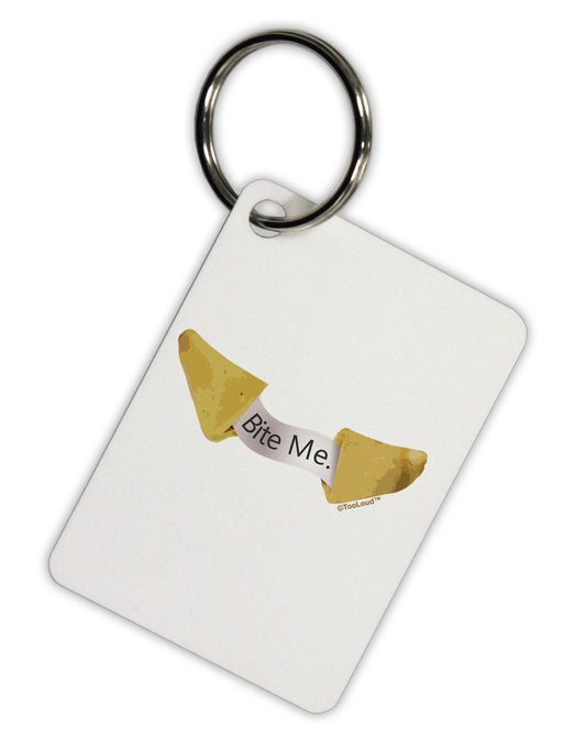 Bite Me - Fortune Cookie Aluminum Keyring Tag-Keyring-TooLoud-White-Davson Sales
