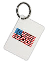 One Nation Under God Aluminum Keyring Tag-Keyring-TooLoud-White-Davson Sales