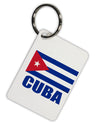 Cuba Flag Cuban Pride Aluminum Keyring Tag by TooLoud-Keyring-TooLoud-Davson Sales