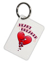 Heart Breaker Cute Aluminum Keyring Tag by TooLoud-TooLoud-White-Davson Sales