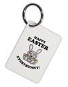 Happy Easter Everybunny Aluminum Keyring Tag-Keyring-TooLoud-White-Davson Sales