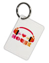 Heart House Aluminum Keyring Tag-Keyring-TooLoud-White-Davson Sales