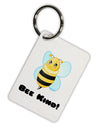 Bee Kind Aluminum Keyring Tag-Keyring-TooLoud-White-Davson Sales