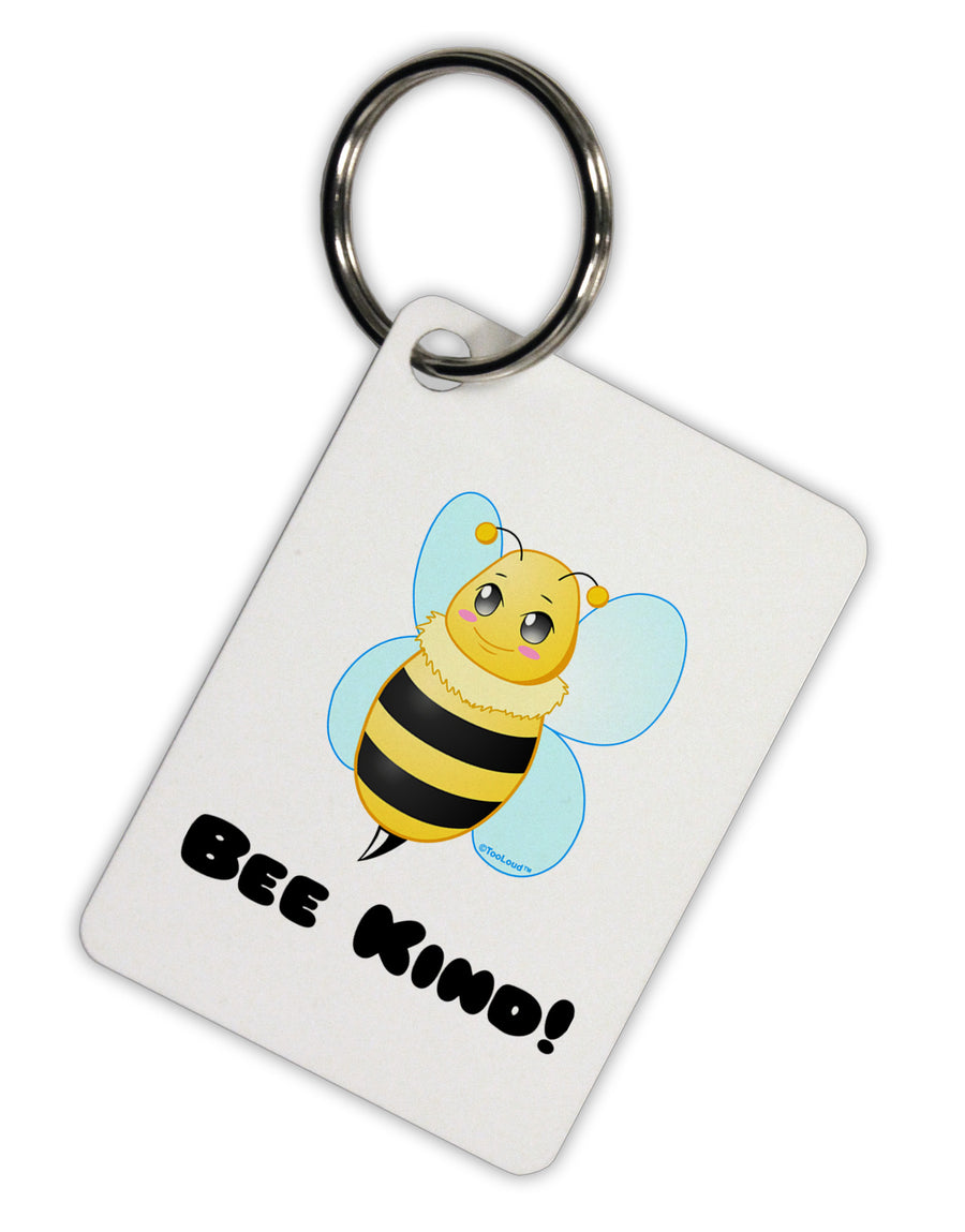 Bee Kind Aluminum Keyring Tag-Keyring-TooLoud-White-Davson Sales