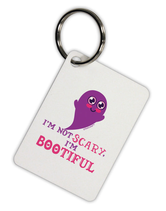 BOOtiful Ghost Purple Aluminum Keyring Tag-Keyring-TooLoud-White-Davson Sales