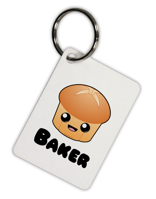 Baker Cute Roll Aluminum Keyring Tag-Keyring-TooLoud-White-Davson Sales