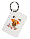 My 1st Thanksgiving Aluminum Keyring Tag-Keyring-TooLoud-White-Davson Sales