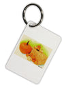 Fall Pumpkin Scene Aluminum Keyring Tag-Keyring-TooLoud-White-Davson Sales