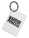 Warrior Princess Black and White Aluminum Keyring Tag-Keyring-TooLoud-White-Davson Sales