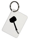 Thors Hammer Nordic Runes Lucky Odin Mjolnir Valhalla  Aluminum Keyring Tag by TooLoud