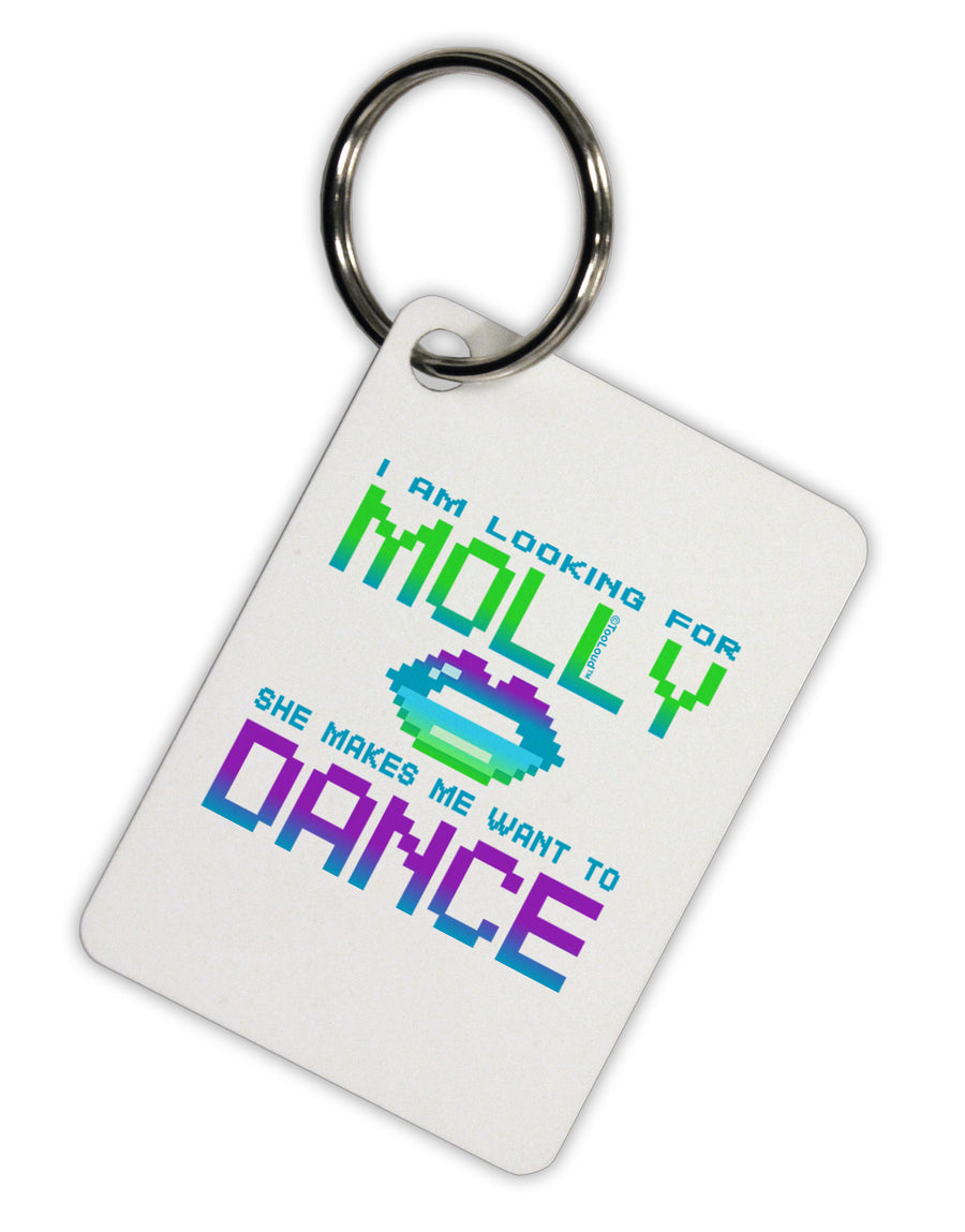 Looking For Molly Aluminum Keyring Tag-Keyring-TooLoud-White-Davson Sales