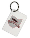 Hello Cleveland Aluminum Keyring Tag-Keyring-TooLoud-White-Davson Sales