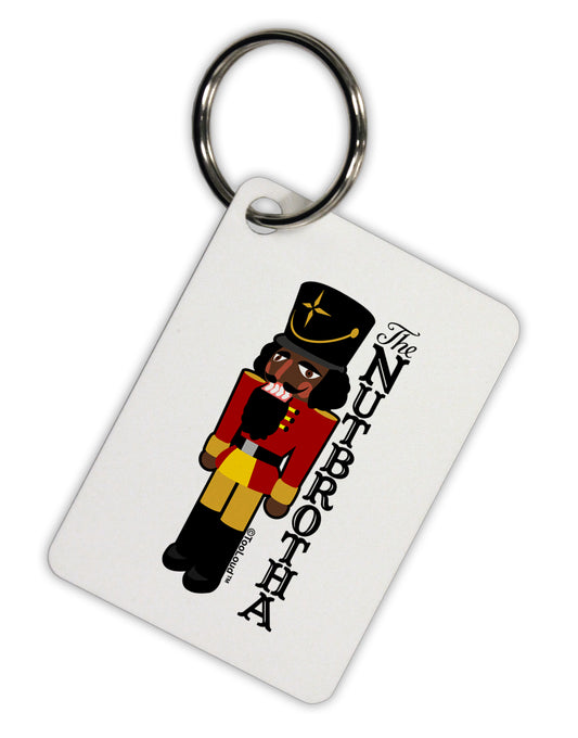 The Nutbrotha - Black Nutcracker Aluminum Keyring Tag by TooLoud-TooLoud-White-Davson Sales