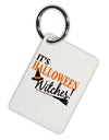 It's Halloween Witches Hat Aluminum Keyring Tag-Keyring-TooLoud-White-Davson Sales