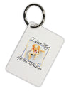 I Love My Golden Retriever Aluminum Keyring Tag-Keyring-TooLoud-White-Davson Sales