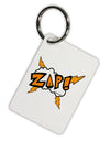 Onomatopoeia ZAP Aluminum Keyring Tag-Keyring-TooLoud-White-Davson Sales