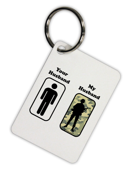 Your Husband My Husband Aluminum Keyring Tag by TooLoud-Keyring-TooLoud-White-Davson Sales