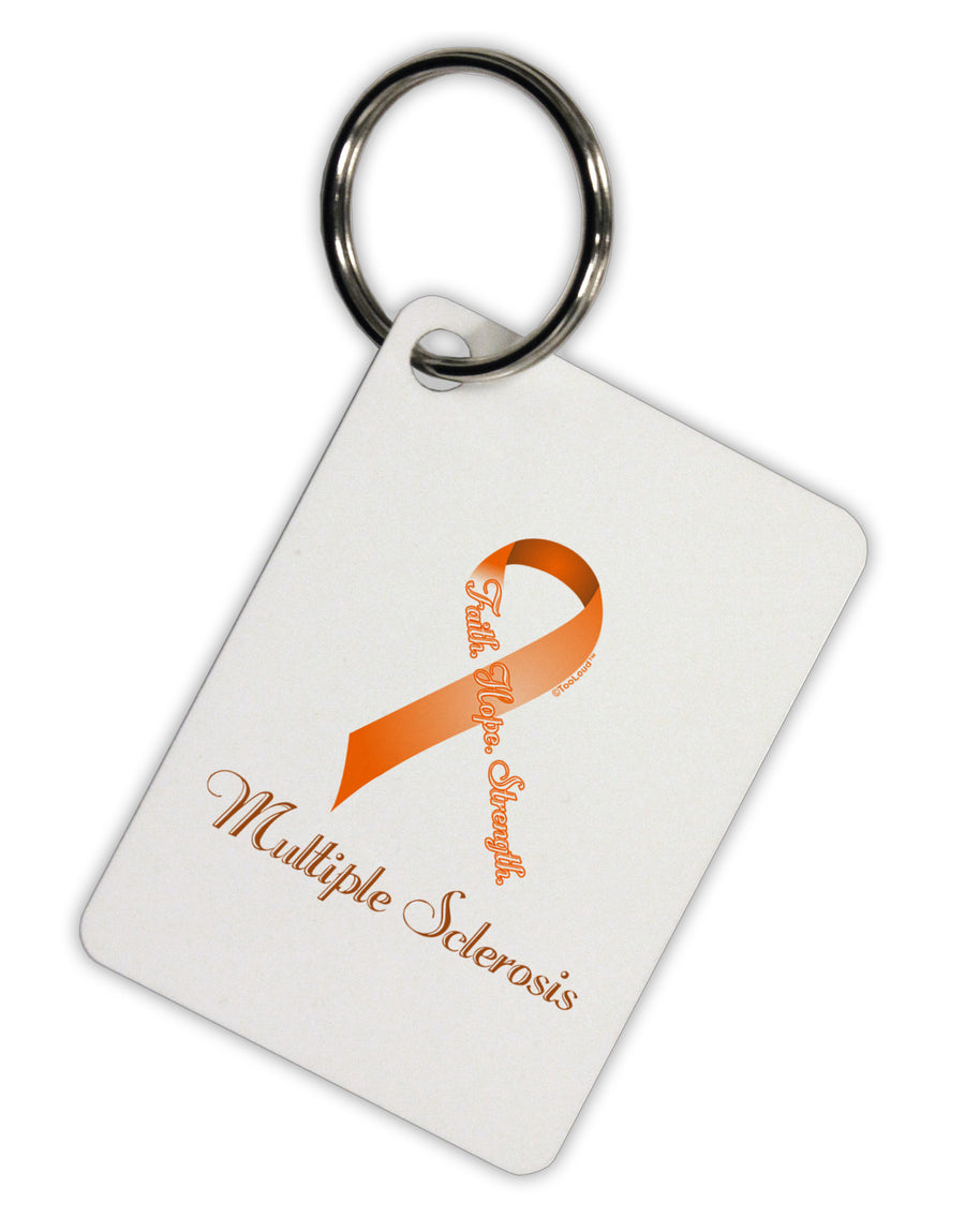 MS - Faith Hope Strength Aluminum Keyring Tag-Keyring-TooLoud-White-Davson Sales