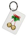 Jingle Balls Aluminum Keyring Tag-Keyring-TooLoud-White-Davson Sales